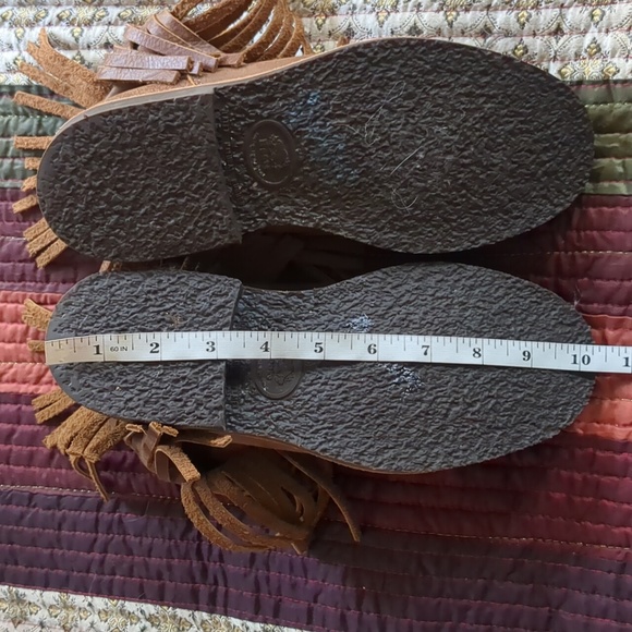 ROOTS* stunning,rare, limited edition, Tribe leather fringe boots size 7 - Picture 17 of 17